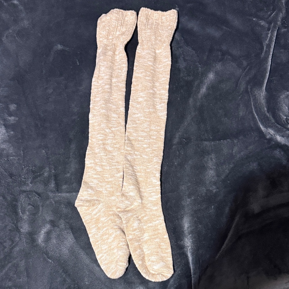 Women's Casual Cream Socks